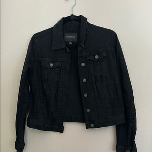 Banana Republic Women's Black Denim Jacket